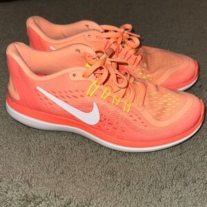 Nike Women's Bright Orange Athletic Shoes